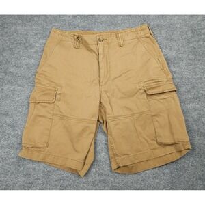 Polo Ralph Lauren Cargo Shorts Men's 29 Brown RELAXED FIT Baggy 10" Inseam